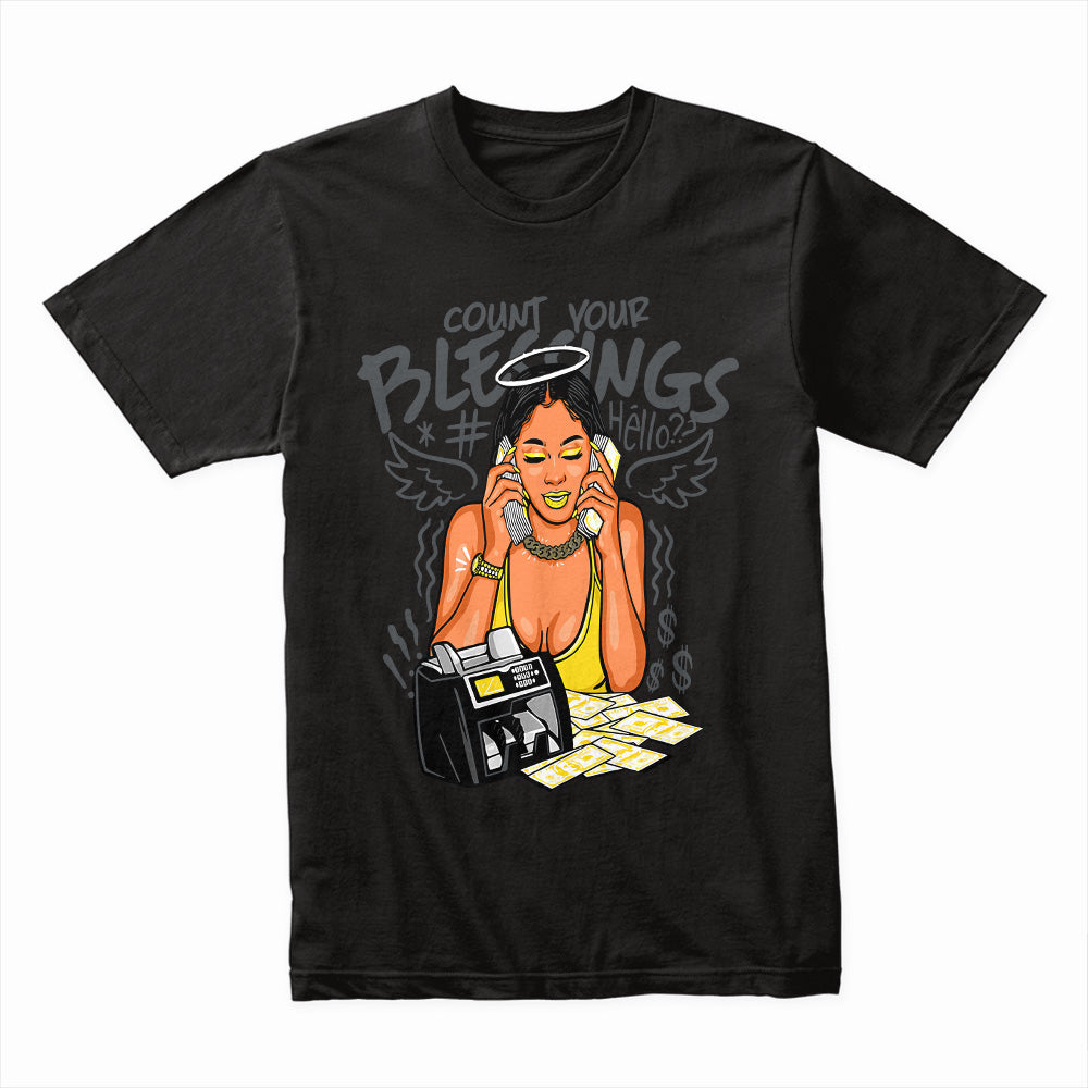 Count Your Blessings" Hustle & Halo Tee