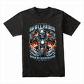 Skull Rider Biker T-Shirt – Born of Nightmares, Built for Speed