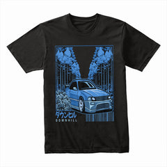 Downhill Touge Racer T-Shirt – Night Drift Forest Run Edition