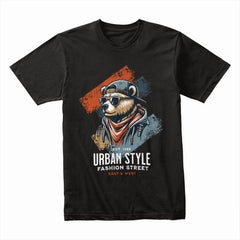 Urban Bear Vibe: Street Fashion King Tee