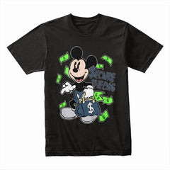 Secure The Bag: Money Hustle Cartoon Tee
