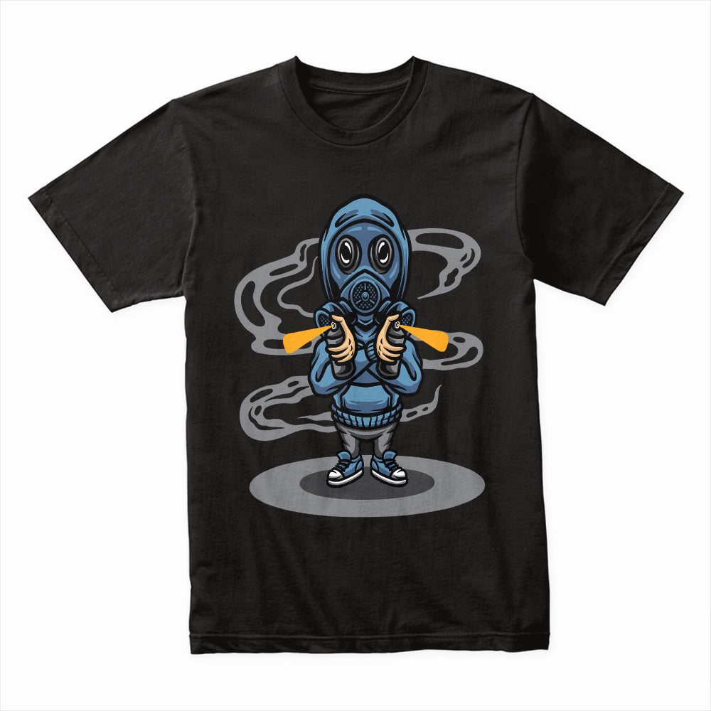 Gas Mask Rebel: Urban Survivalist Tee