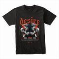 Desire Rebellion: Urban Gothic Streetwear Tee