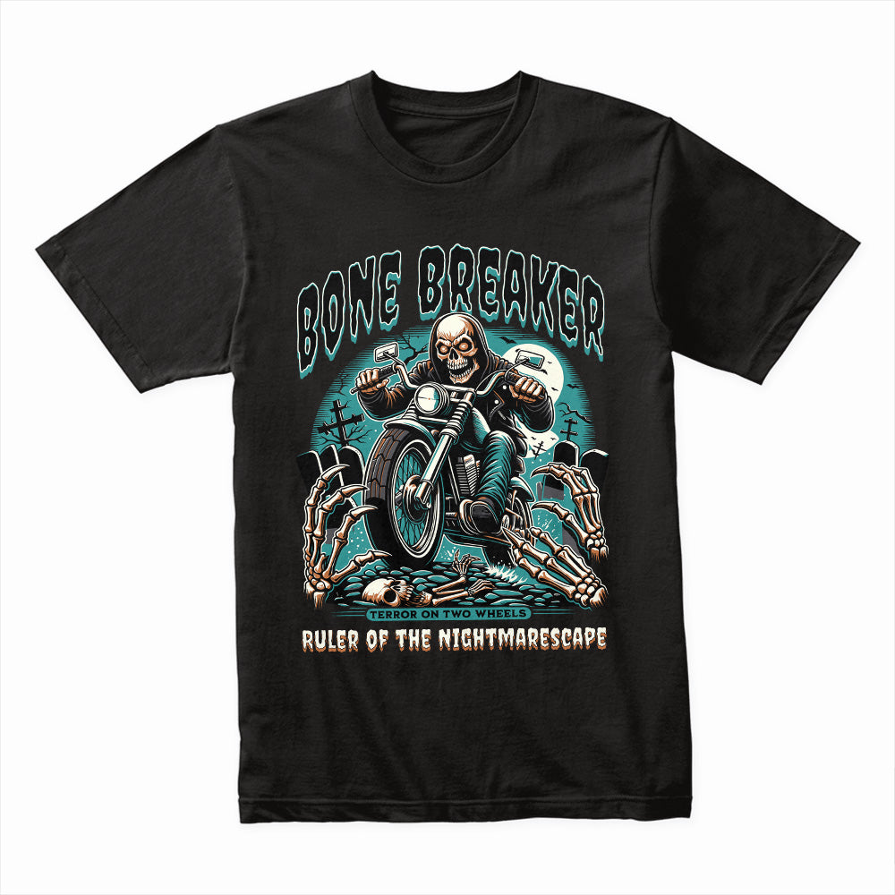 Bone Breaker Biker T-Shirt – Ruler of the Nightmarescape