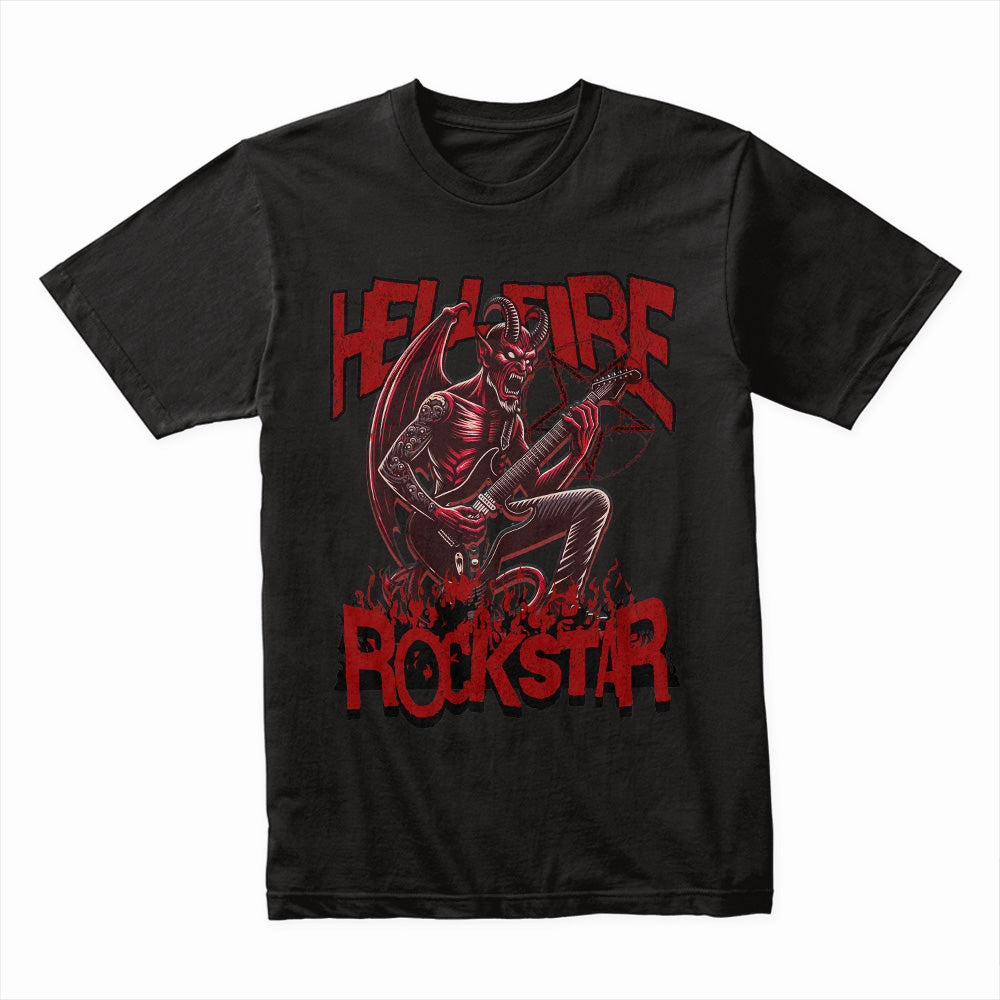 Hellfire Rockstar: Infernal Shredder Tee