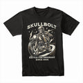 Skullbolt Biker T-Shirt – Rattle the Ordinary, Ride the Thunder