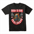 Born to Ride Skullbound T-Shirt – Fire, Speed & Rebellion