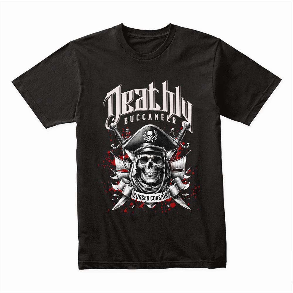 Cursed Corsair: Deathly Buccaneer Pirate Tee