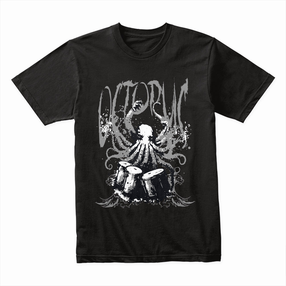 Octopus Drummer Kraken Beats T-Shirt