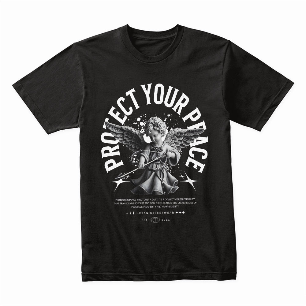 Protect Your Peace: Urban Angelic Serenity Tee