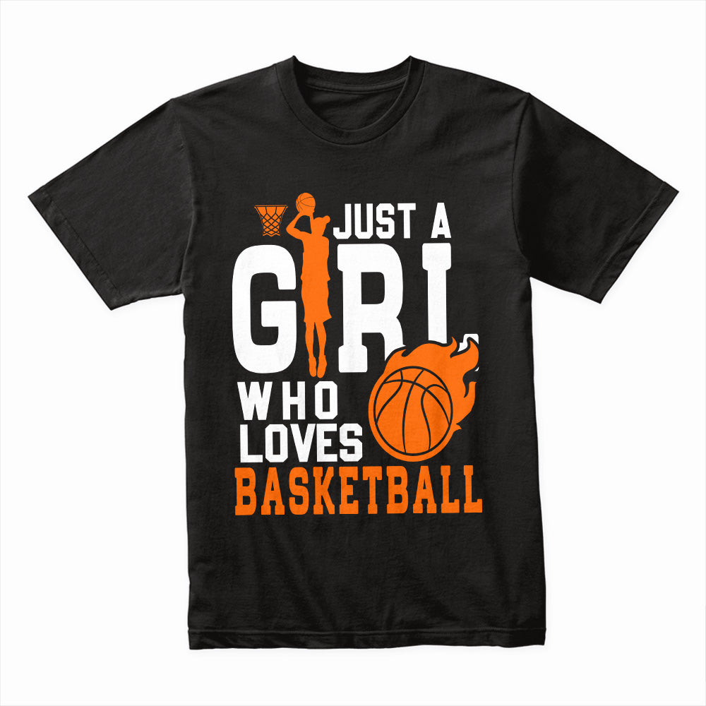 Court Queen: Just a Girl Who Loves Basketball Tee