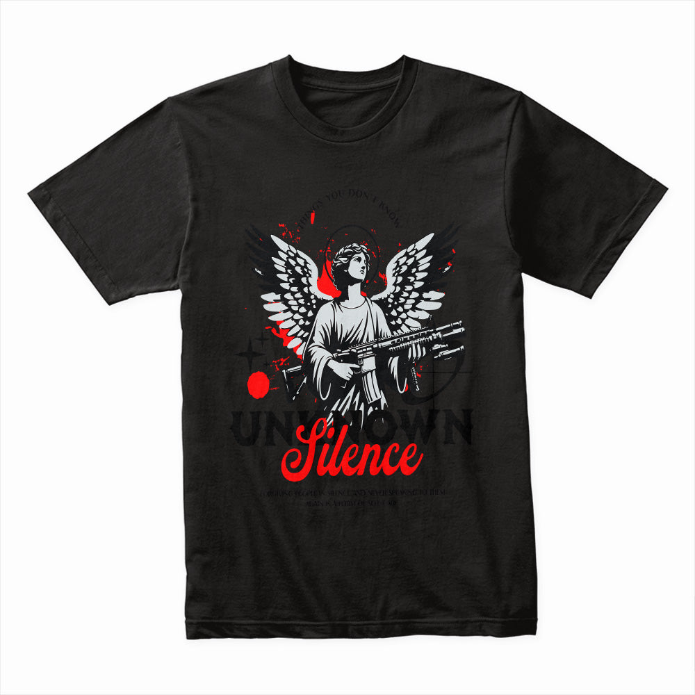 Unknown Silence" Warrior Angel Tee