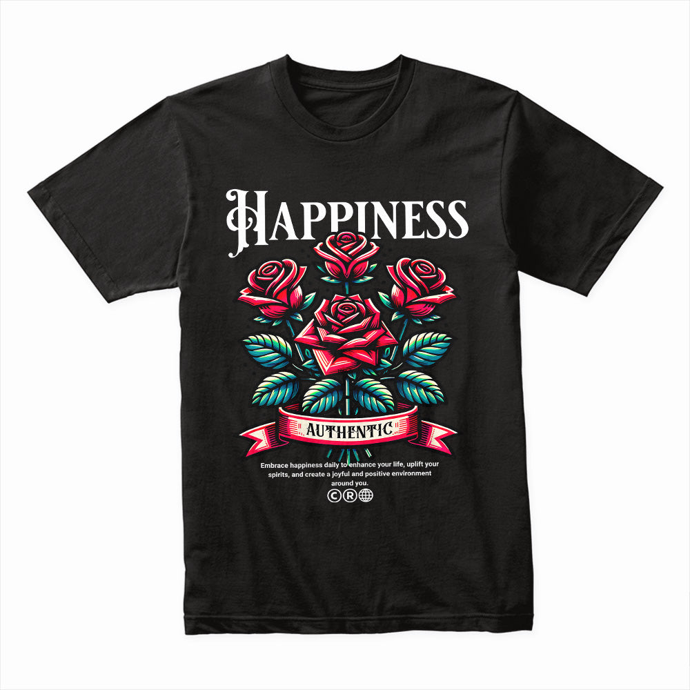 Authentic Bloom: Happiness Rose Tee