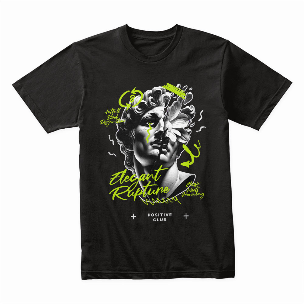 Elegant Rupture: Neo-Classic Distortion Tee