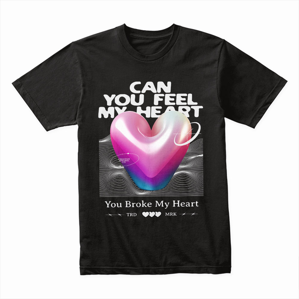 Can You Feel My Heart: Neon Lovewave Tee