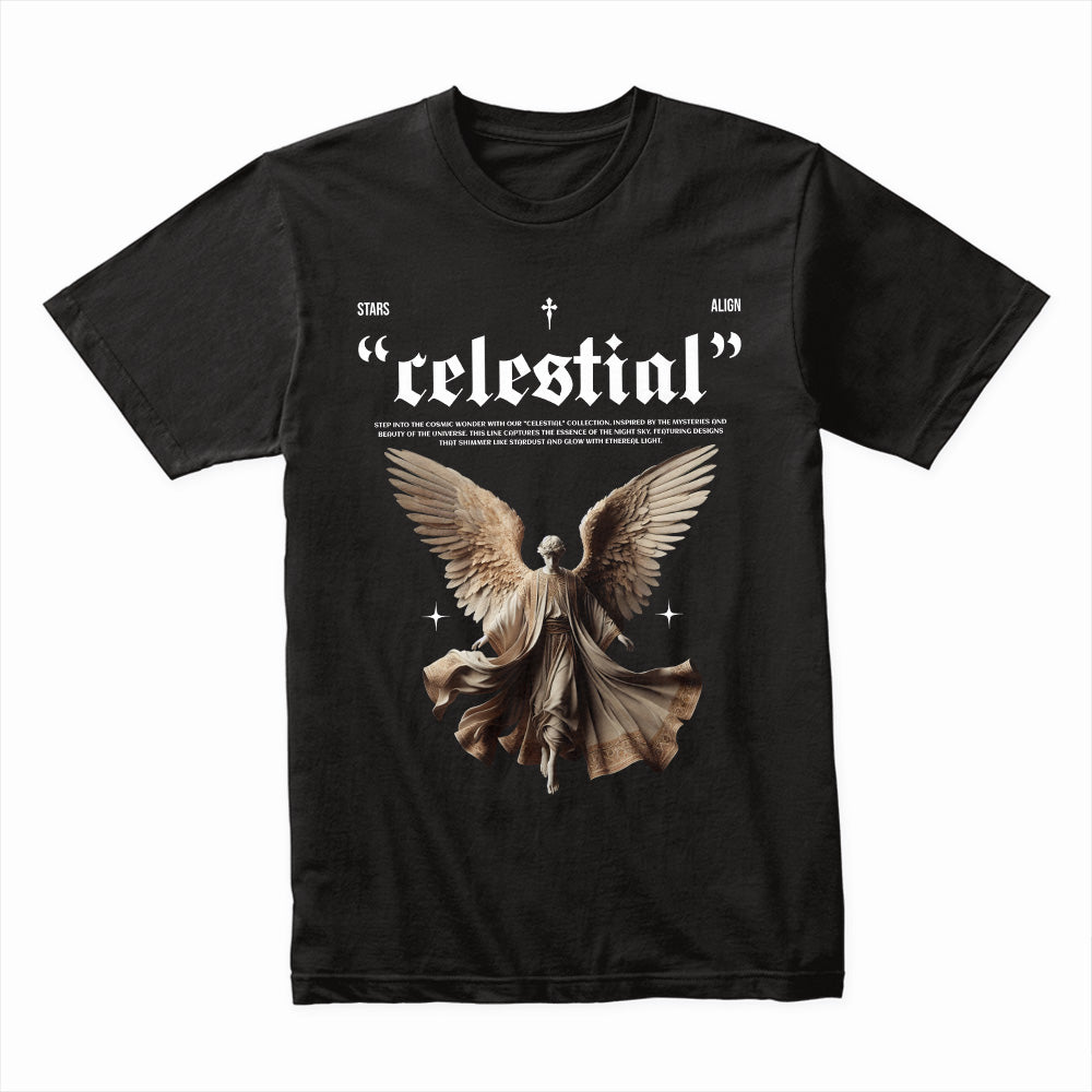 Celestial Ascend: Divine Radiance Tee