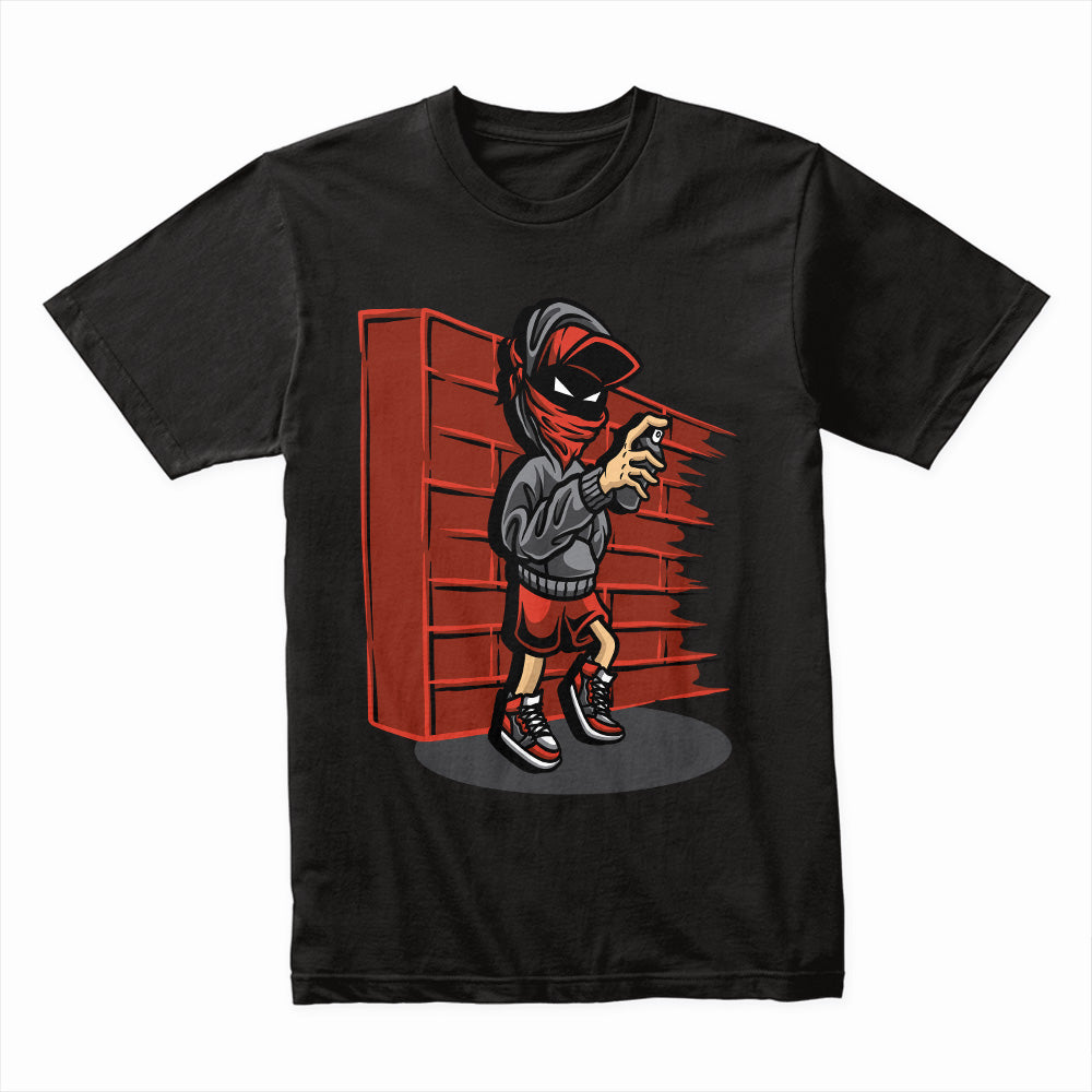 Street Tagger: Urban Rebel Graffiti Tee