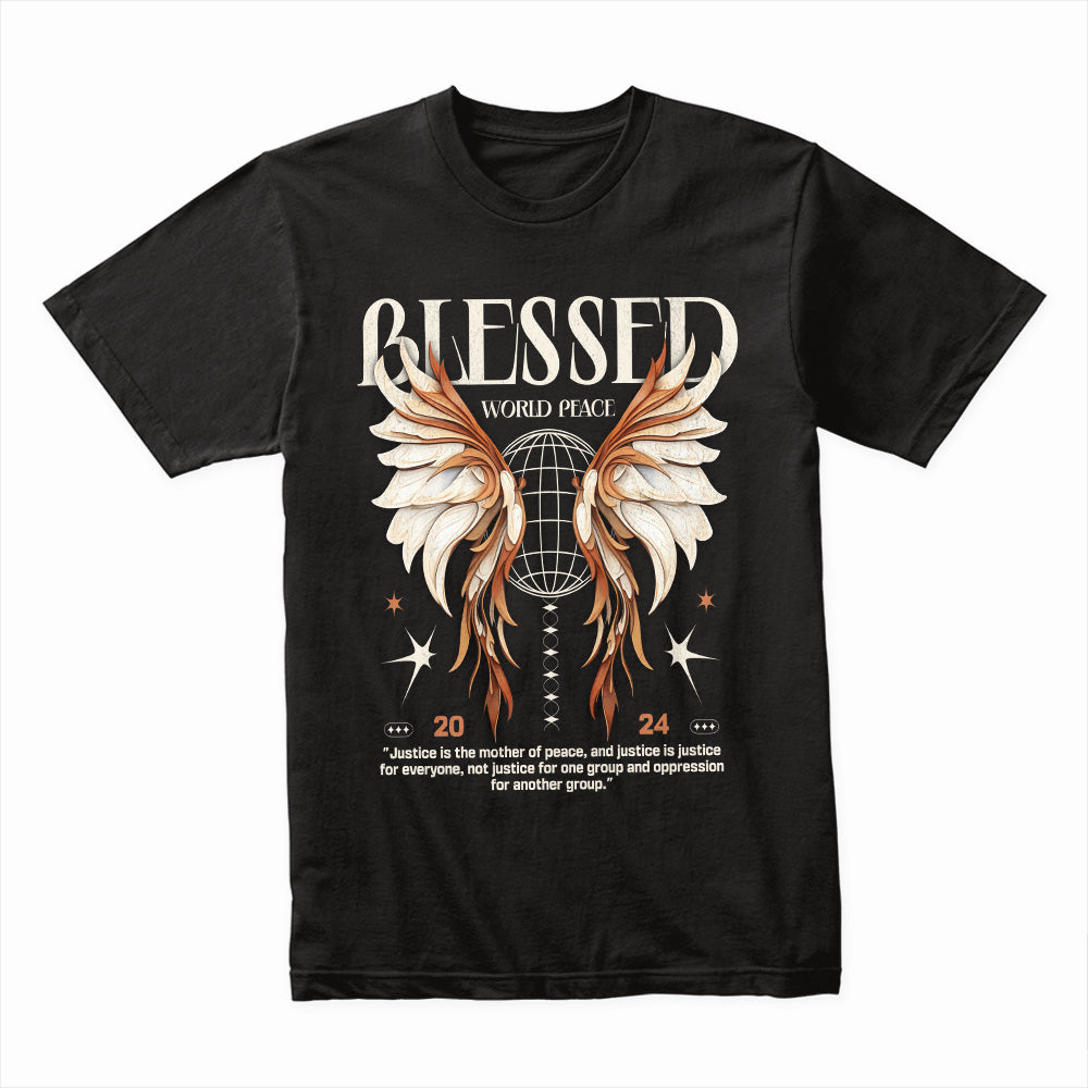 Blessed Wings: World Peace Guardian Tee
