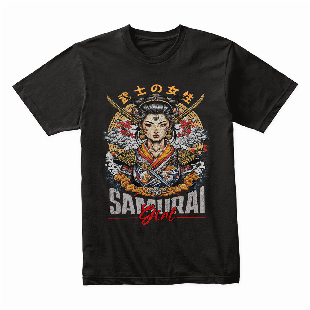 Bushido Beauty: Samurai Girl Warrior Tee