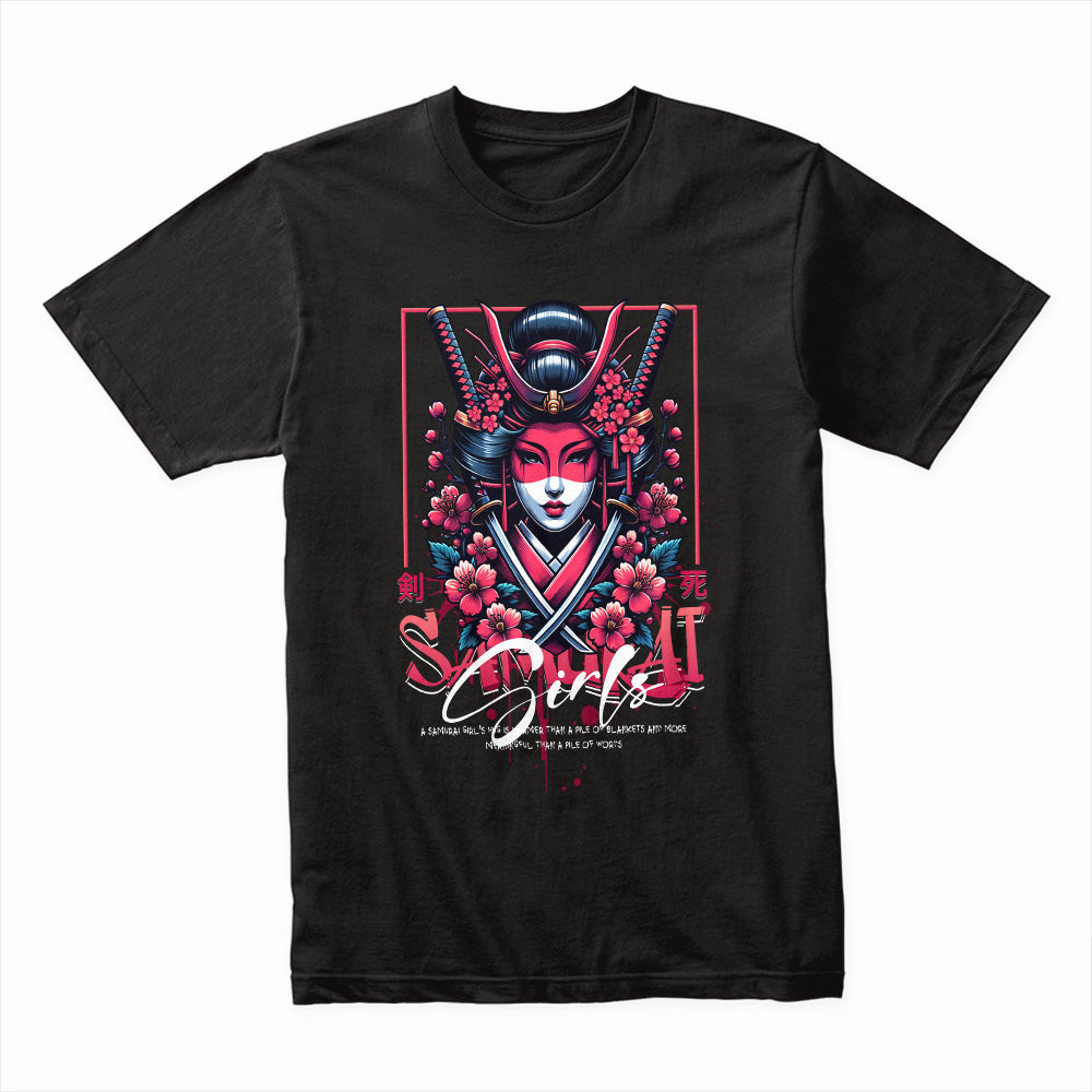 Crimson Sakura Samurai: Femme Warrior Tee