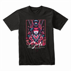 Crimson Sakura Samurai: Femme Warrior Tee