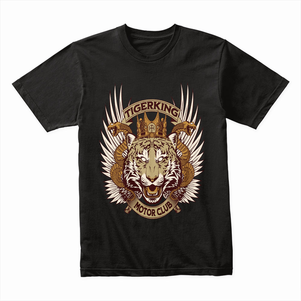 Tiger King Motor Club T-Shirt – Royal Power & Untamed Spirit