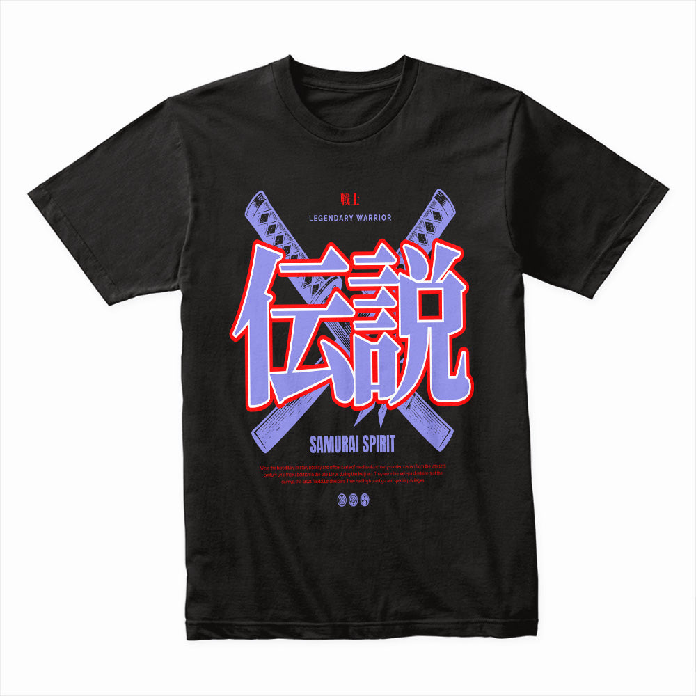 Samurai Spirit" Legendary Warrior Kanji Tee