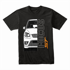 Focus ST Minimalist Front Profile T-Shirt – Clean Line Art Edition