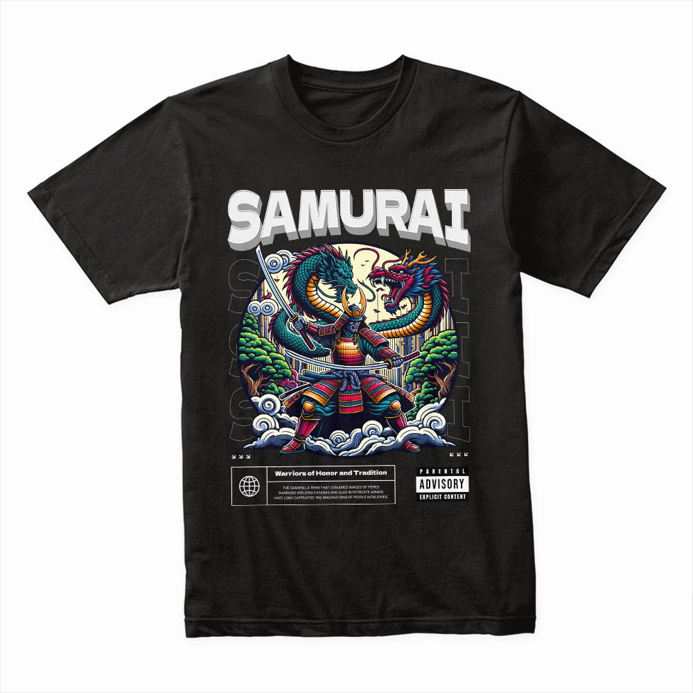 Dragons & Honor Samurai Tee