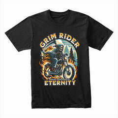 Grim Rider Biker T-Shirt – Where Speed Meets Eternity