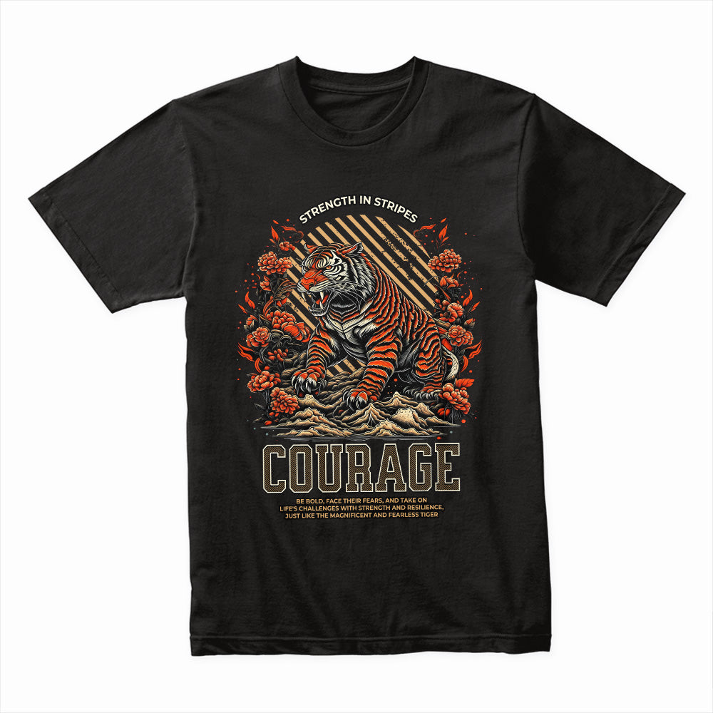 Strength in Stripes: The Courageous Tiger