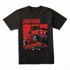 Drifting Is Not A Crime AE86 T-Shirt – Hachiroku Legend Edition