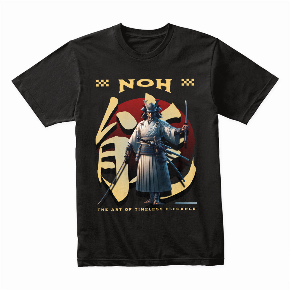 Noh Warrior: Timeless Samurai Elegance Tee