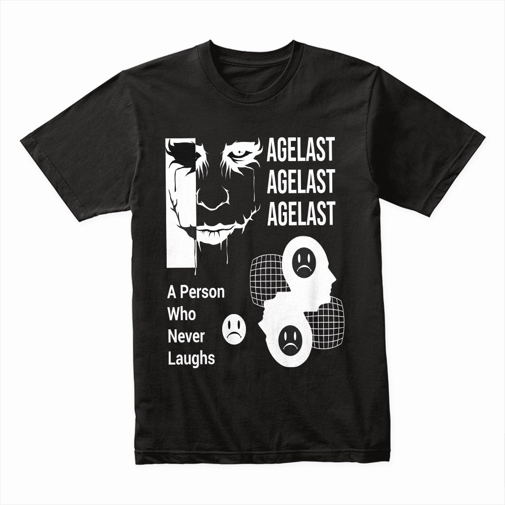 “Agelast Shadow” Emotionless Statement Tee