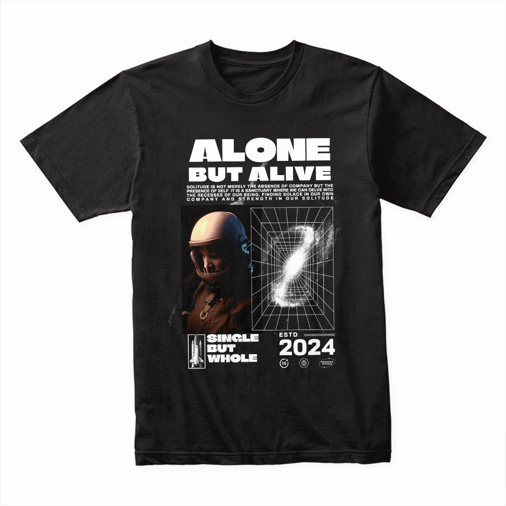 Solitary Voyager: Alone But Alive 2024 Tee