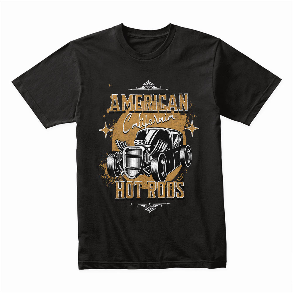 American California Hot Rods T-Shirt – Vintage Muscle Street Edition