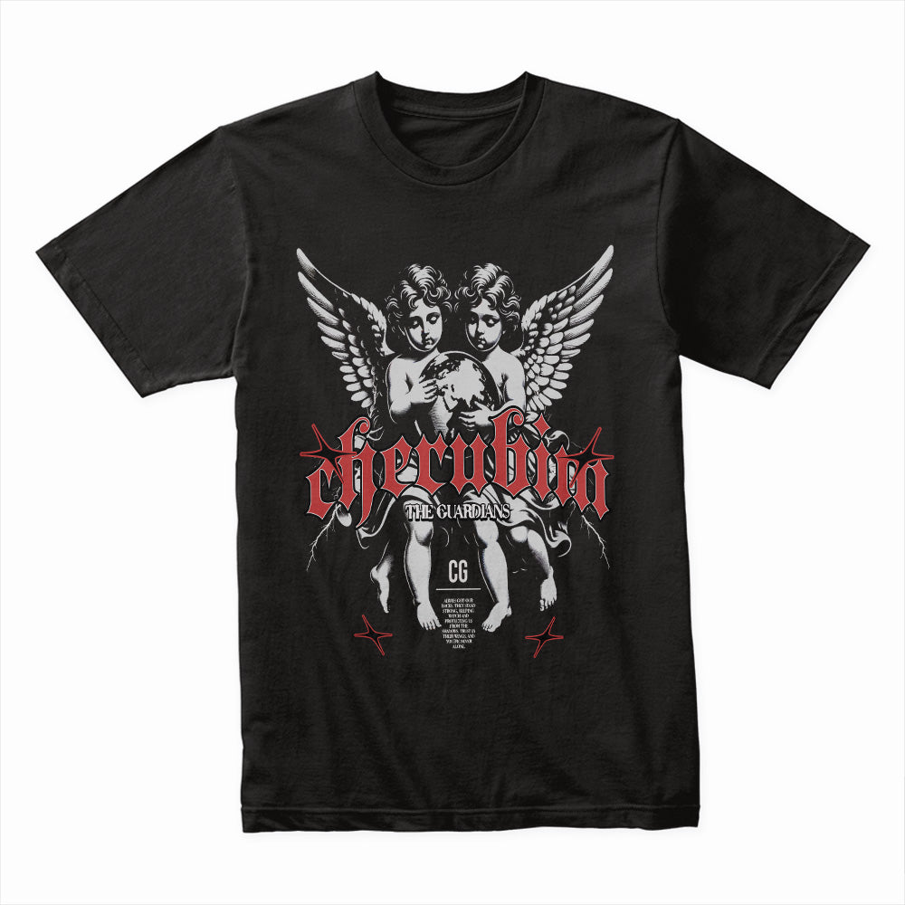 Celestial Watch: Cherubim Guardians Tee