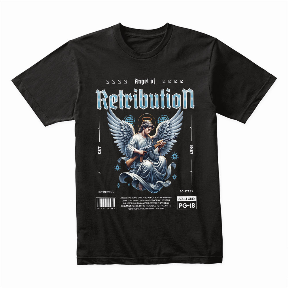 Vengeful Wings: Angel of Retribution Tee