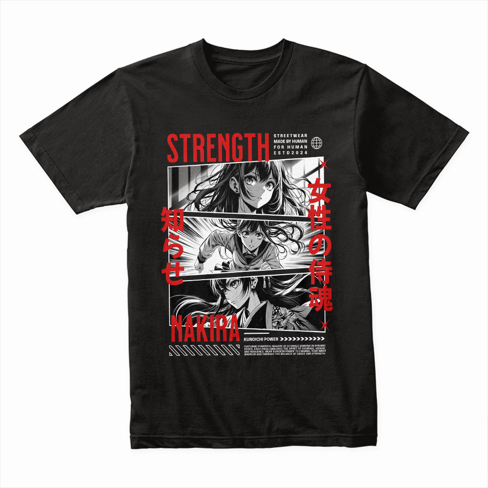 Kunoichi Resolve – Nakira Strength Anime Tee