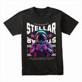 Stellar Signals: Neon Spacewave Tee