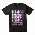 Neon Bliss™ Be Happy Splash Tee