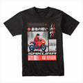 Sakura Final Battle – Cyberpunk Anime Rider T-Shirt