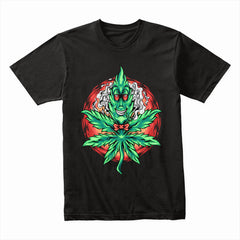 Cannabis Leaf Character Shirt