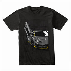 Carbon Bull Supercar T-Shirt – Stealth Hypercar Edition