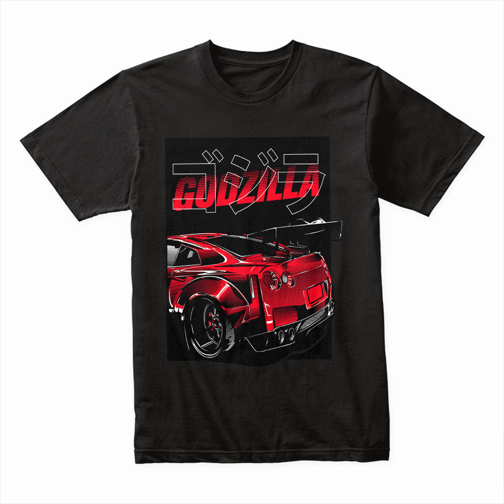 Red Godzilla GT-R T-Shirt – King of the Streets Edition