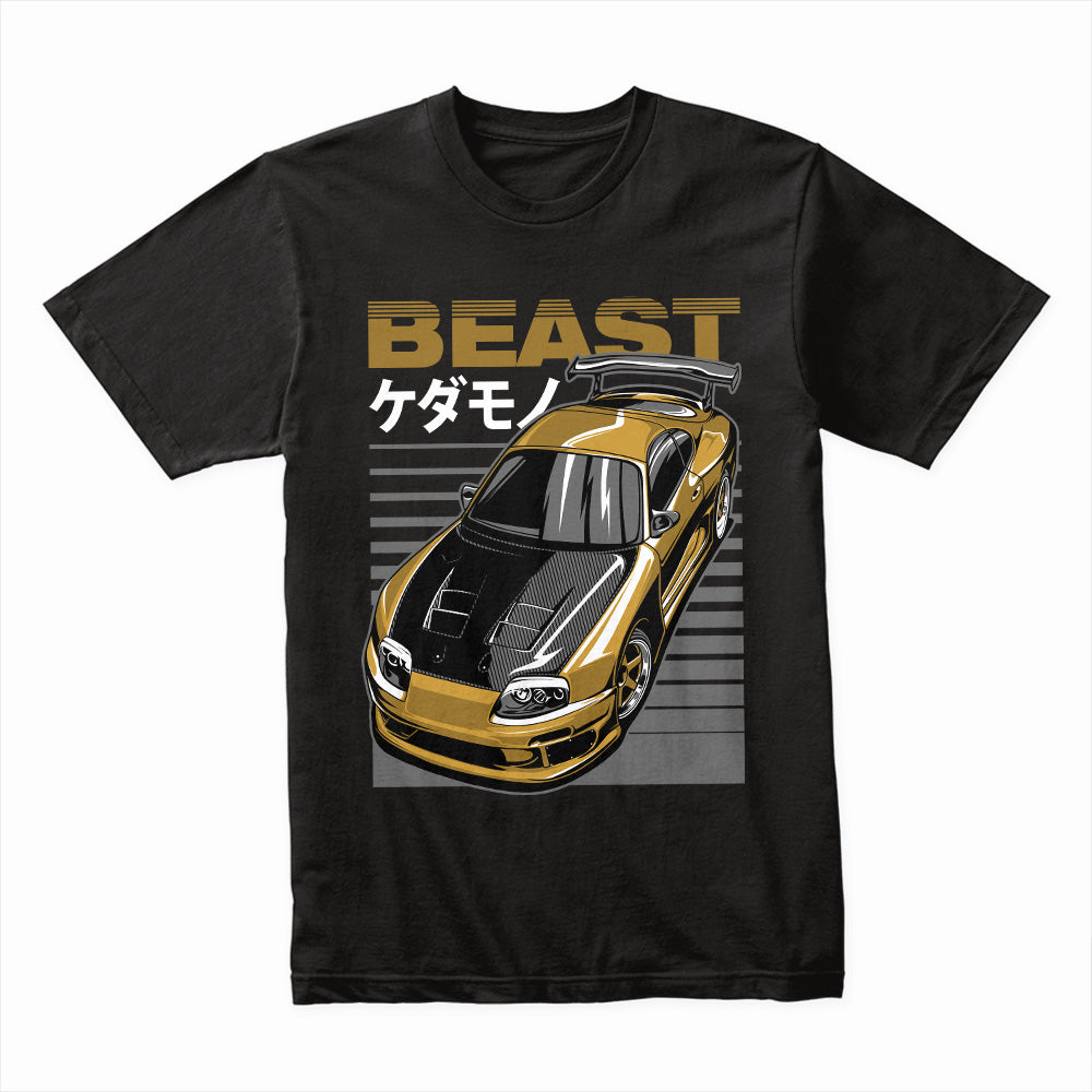 Supra Beast T-Shirt – JDM Monster Gold Edition