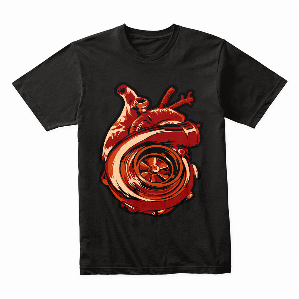 Turbo Heartbeat T-Shirt – Boost is Life Engine Lover Tee