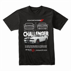 Dodge Challenger SRT Hellcat – Power & Precision Muscle Car T-Shirt