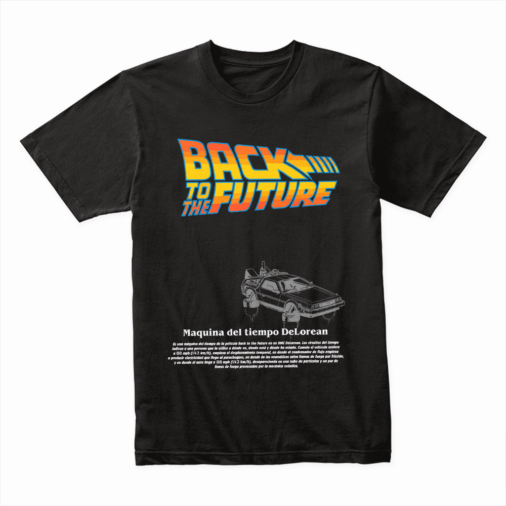 Back to the Future DeLorean Time Machine T-Shirt – Retro Sci-Fi Classic