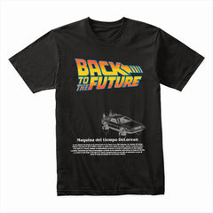 Back to the Future DeLorean Time Machine T-Shirt – Retro Sci-Fi Classic